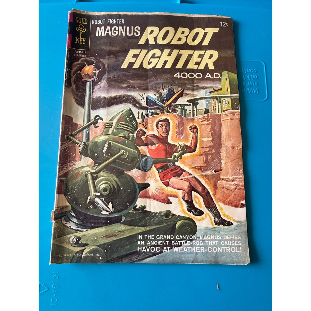 Magnus Robot Fighter 4000 AD 8 Gold Key Comics 1964 Silver Age Russ Manning